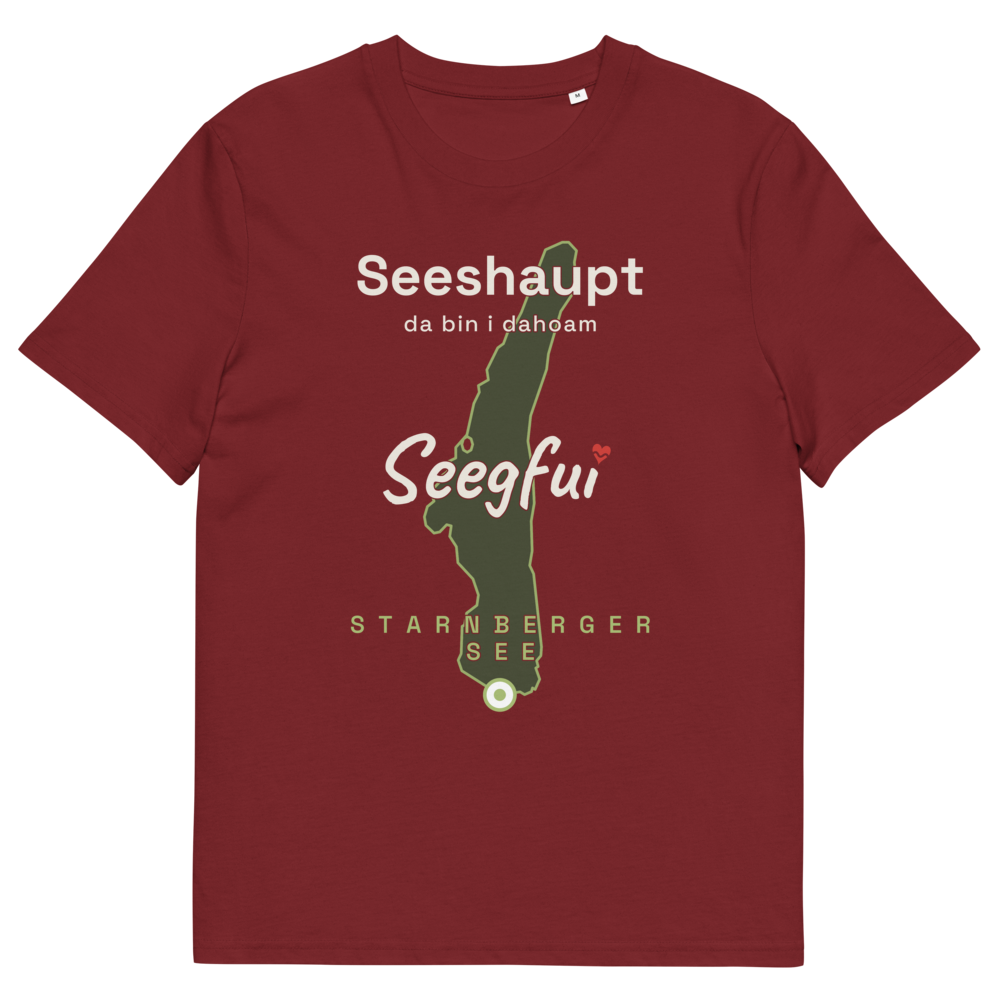 Seeshaupt – da bin i dahoam (Starnberger See) – Unisex Organic T-Shirt