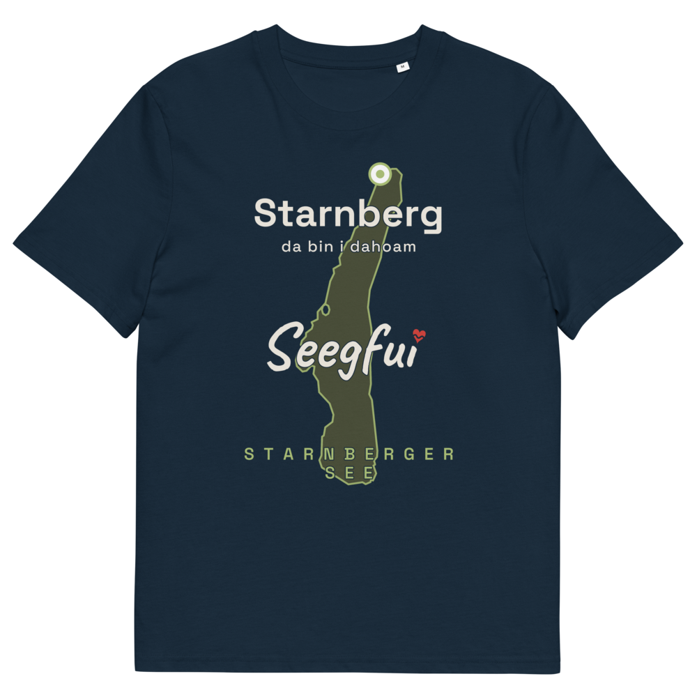 Starnberg – da bin i dahoam (Starnberger See) – Unisex Organic T-Shirt